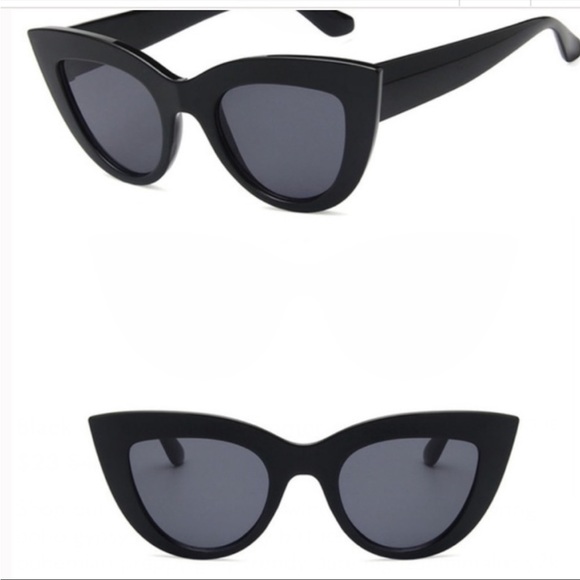Black cat eye spring summer sunglasses